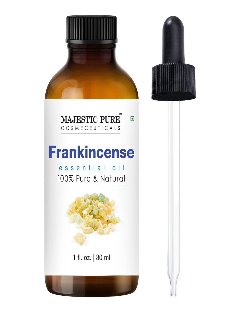 Majestic Pure زيت اللبان العطري، درجة ممتازة، نقي وطبيعي، للعلاج بالروائح، التدليك، الاستخدامات الموضعية والمنزلية، 1 أونصة سائلة - Image 3